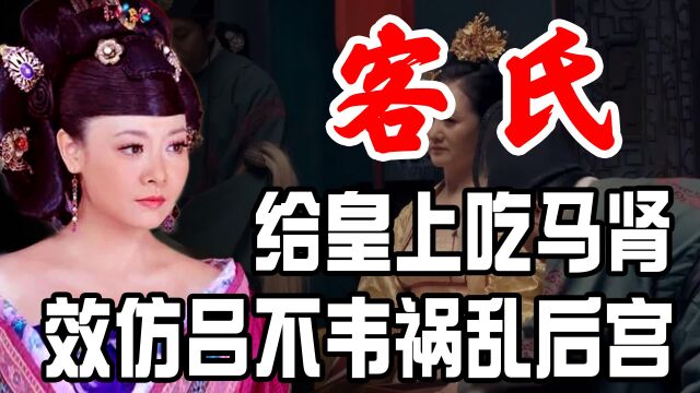 史上最荒淫的奶妈,为控制皇上竟喂其吃马肾,效仿吕不韦祸乱后宫