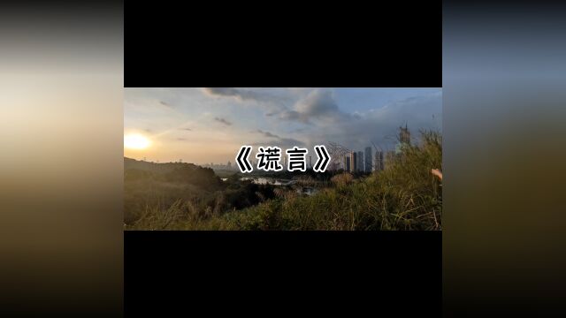 《谎言》 原创、视频制作: 小面𐟎𕠨ƒŒ景音乐演唱:ﻬ廖凡ﻬ 谎言会不攻自破,不要随意撒谎~