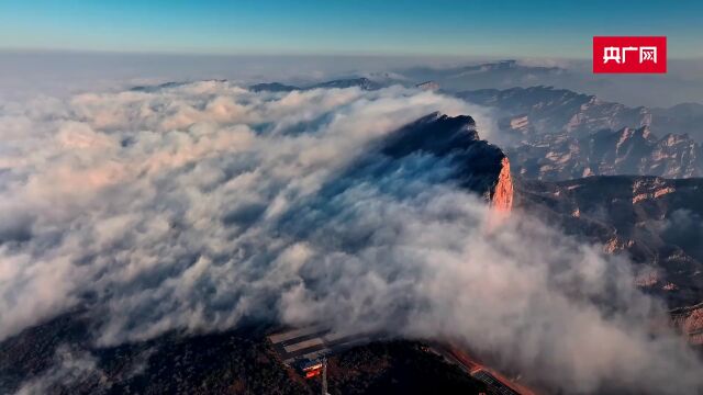 美如仙境!山西太行板山现云涛画卷