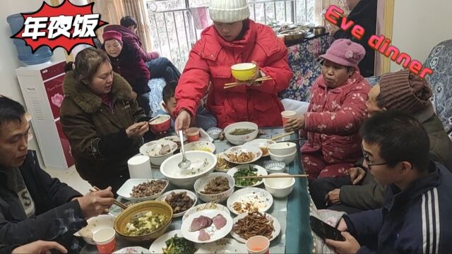 丰盛的年夜饭,重庆涪陵农村农民