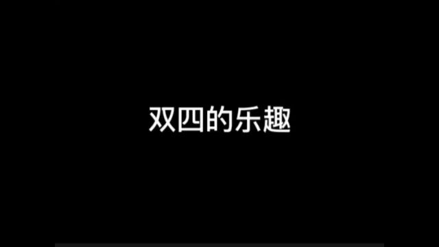 双四的快乐你体会不到吧?