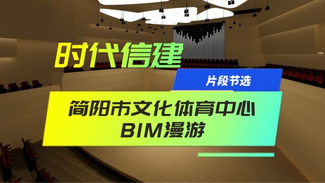 时代信建BIM服务项目:简阳市文化体育中心