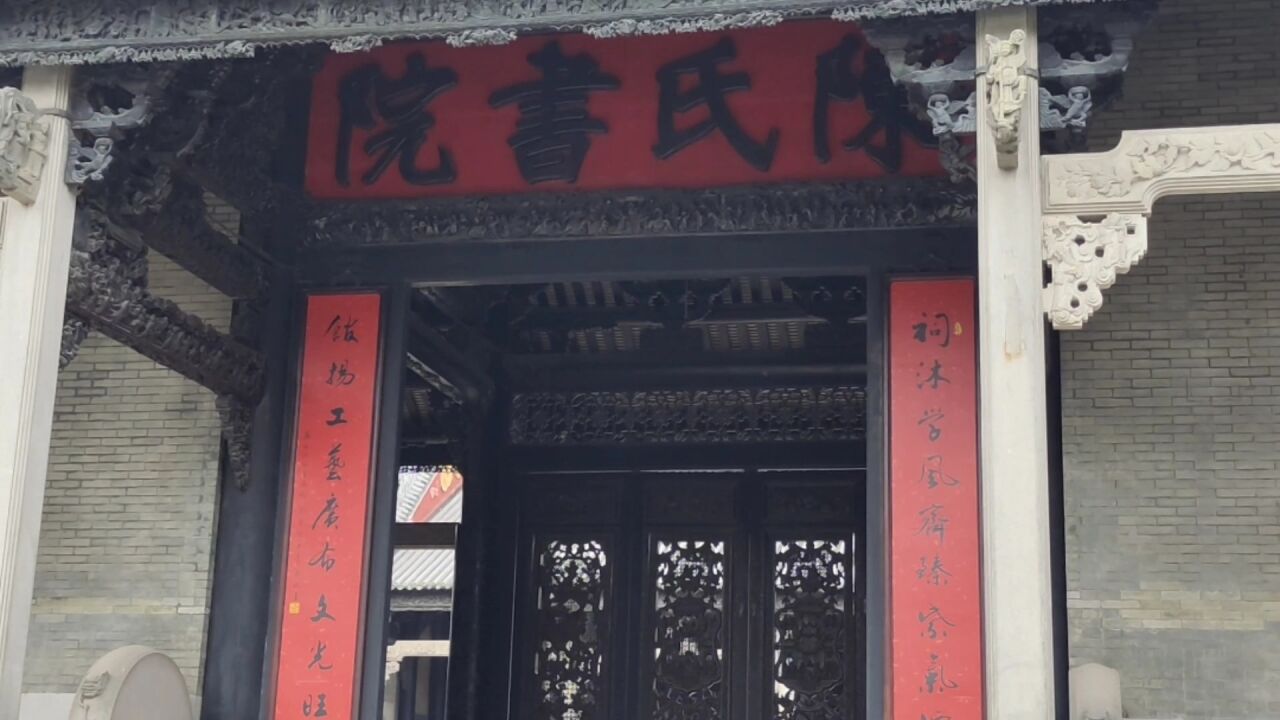 广州陈家祠,绝美雕塑,栩栩如生,历史传承!