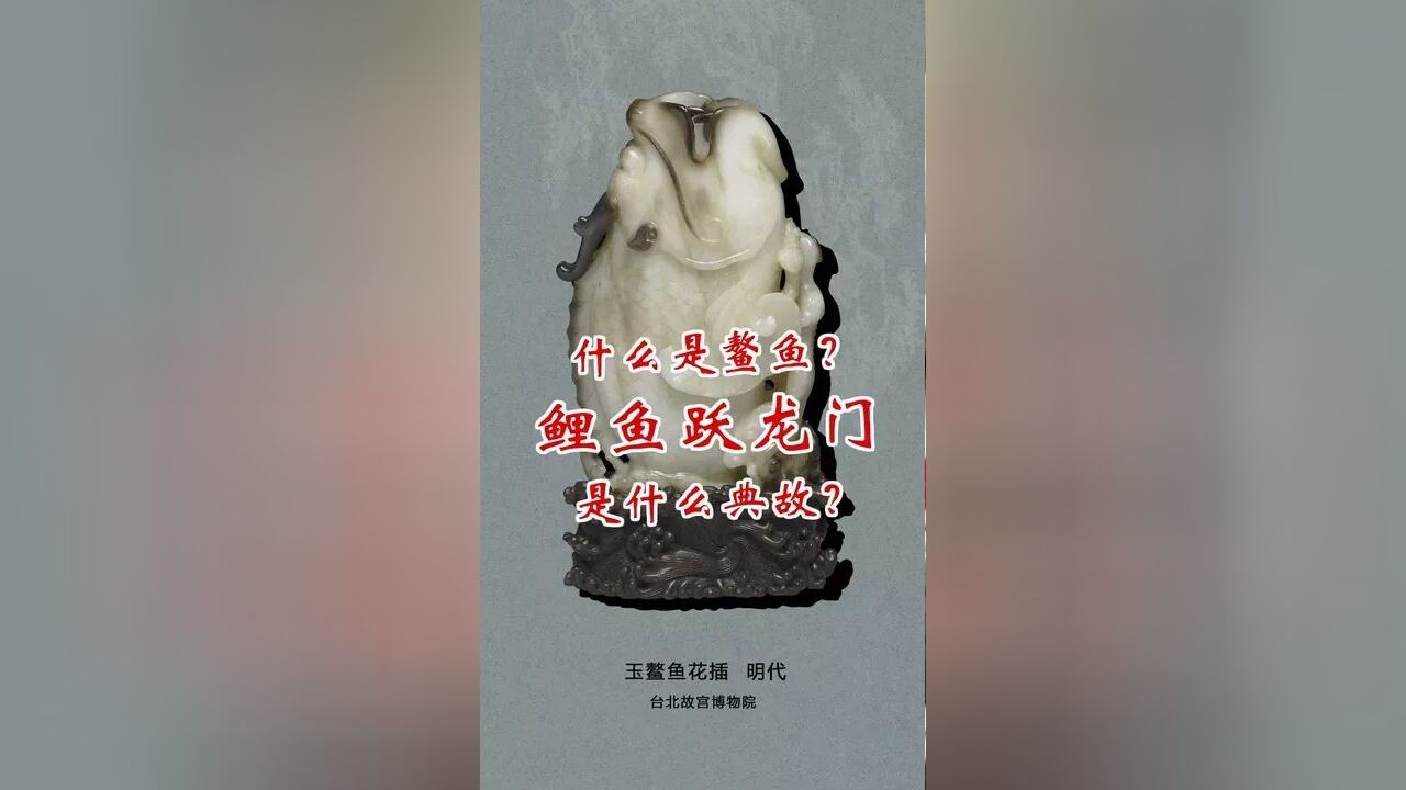 什么是鳌鱼?鲤鱼跃龙门是什么典故?