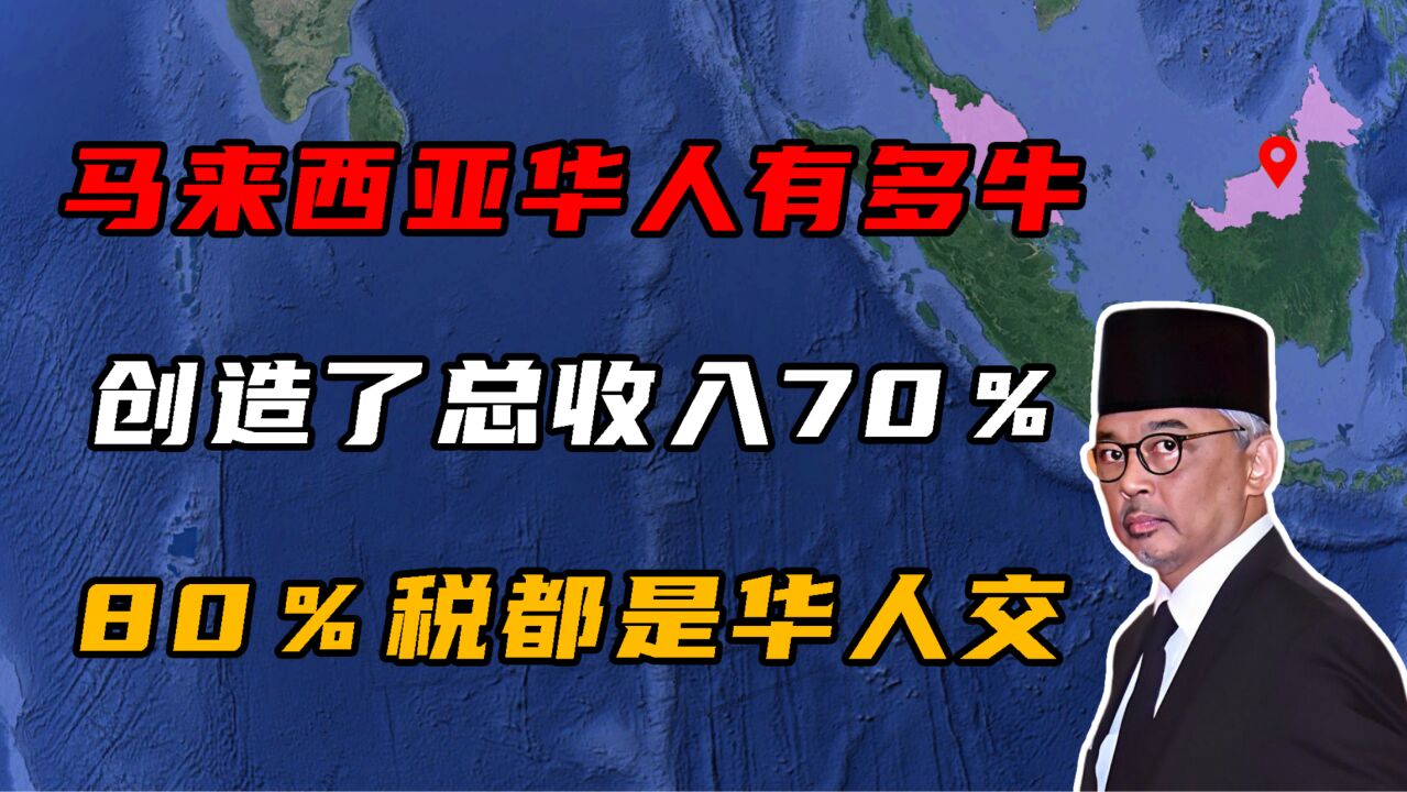 马来西亚华人有多牛?创造了当地总收入的70%,华人交的税占80%!