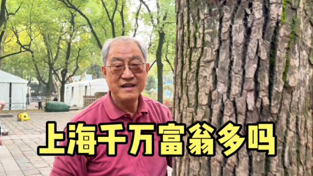 上海千万富翁多吗?听听居民怎么说,回答有点令人意外