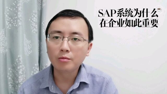 SAP系统在企业为什么如此重要?