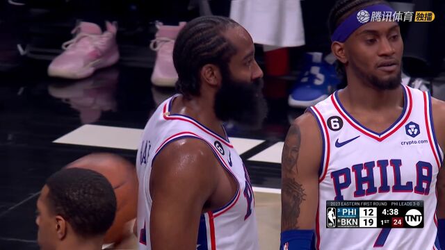 NBA季后赛 76人vs篮网全场回放