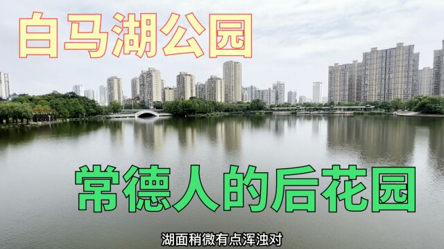 房车旅行游常德白马湖公园,生态环境超棒,为何却不适合宜居?