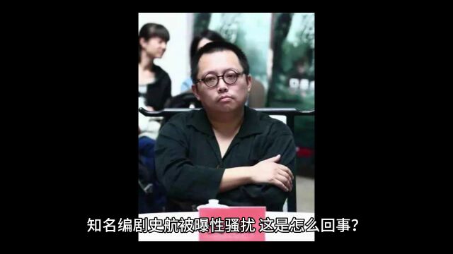 知名编剧史航被曝性骚扰,这是怎么回事?