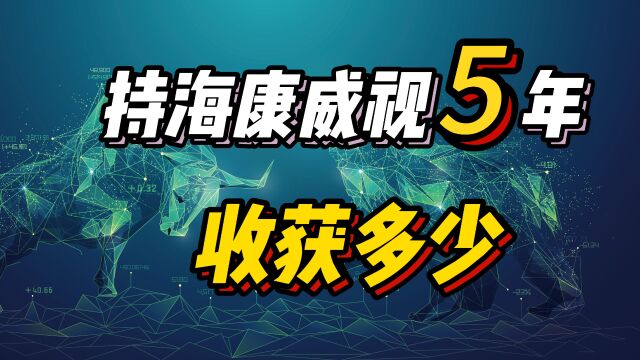 持有海康威视5年,至今收益有多少