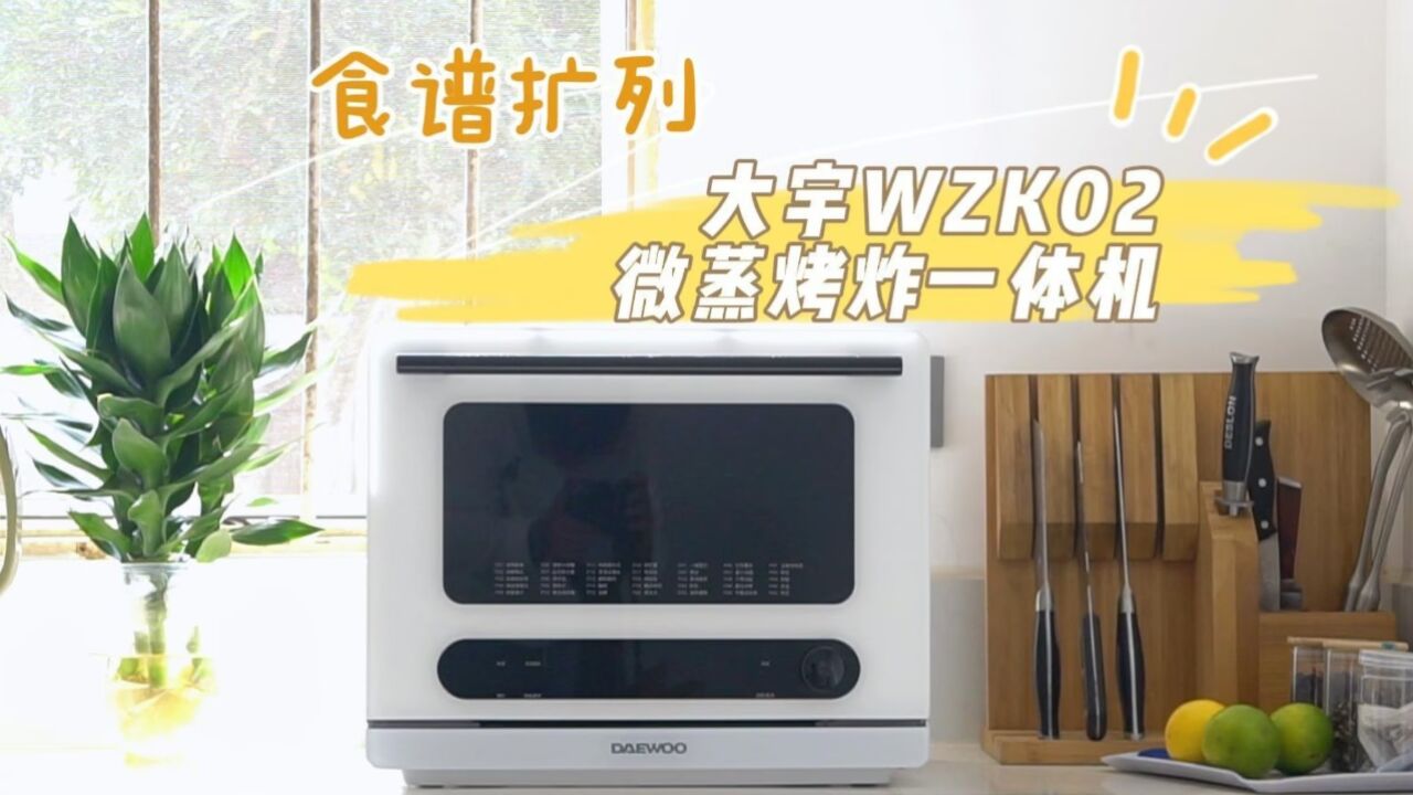 微蒸烤炸靠它搞定!大宇WZK02让我实现了食谱扩列