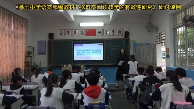 严妙玲《“体会人物品质”1+x阅读教学》课例