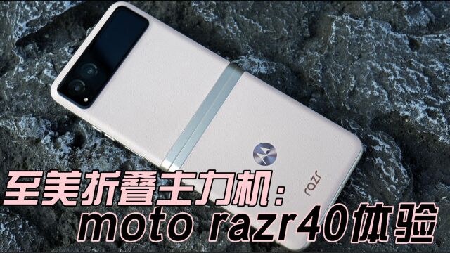 3999元起至美折叠主力机 moto razr 40优科技体验