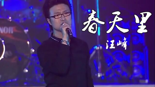 汪峰《春天里》演唱会现场版