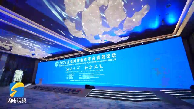 共谋海洋发展愿景 2023东亚海洋合作平台青岛论坛在青岛开幕