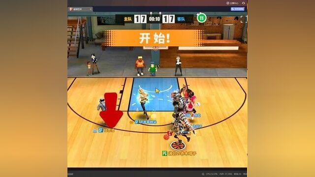 有点惊险刺激~#街球艺术手游梦导 #篮球高高手 #nba2k23手游 #街头篮球