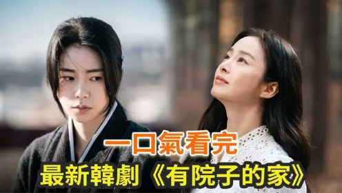 最新韓劇《有院子的家》一口氣看完，大結局反轉太精彩了，金泰希、林智妍上演懸疑故事