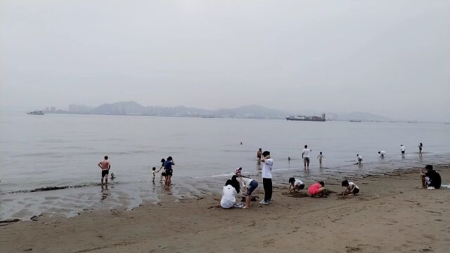 强台风登录晋江沿海,惊涛骇浪,数米高浪头直扑岸边