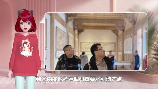 中国水科院专家组到苍南调研重要水利遗产点(图)