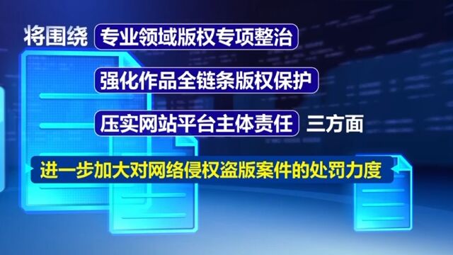 打击网络侵权盗版“剑网2023”专项行动启动