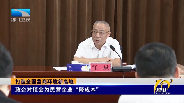 打造全国营商环境新高地丨政企对接会为民营企业“降成本”