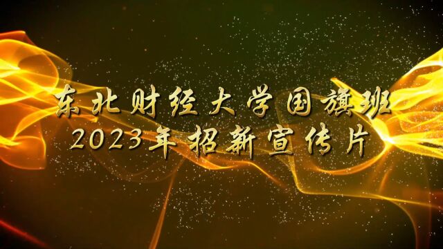 东北财经大学国旗班2023年招新宣传视频