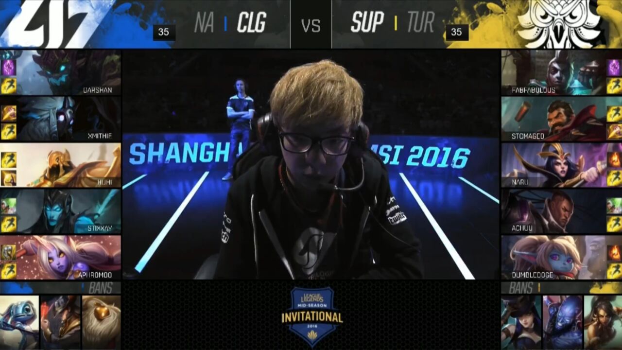 【2016MSI】小组赛 CLG vs SUP