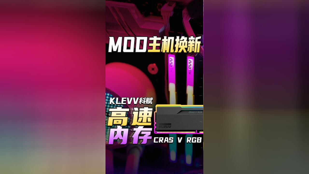 为了这醋包的饺子!MOD主机换新 少不了【KLEVV科赋】DDR5高速内存