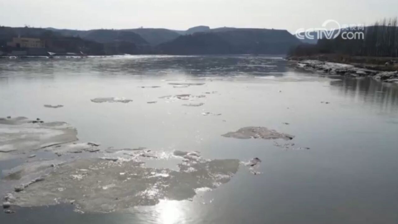 山西,黄河河曲段平稳开河