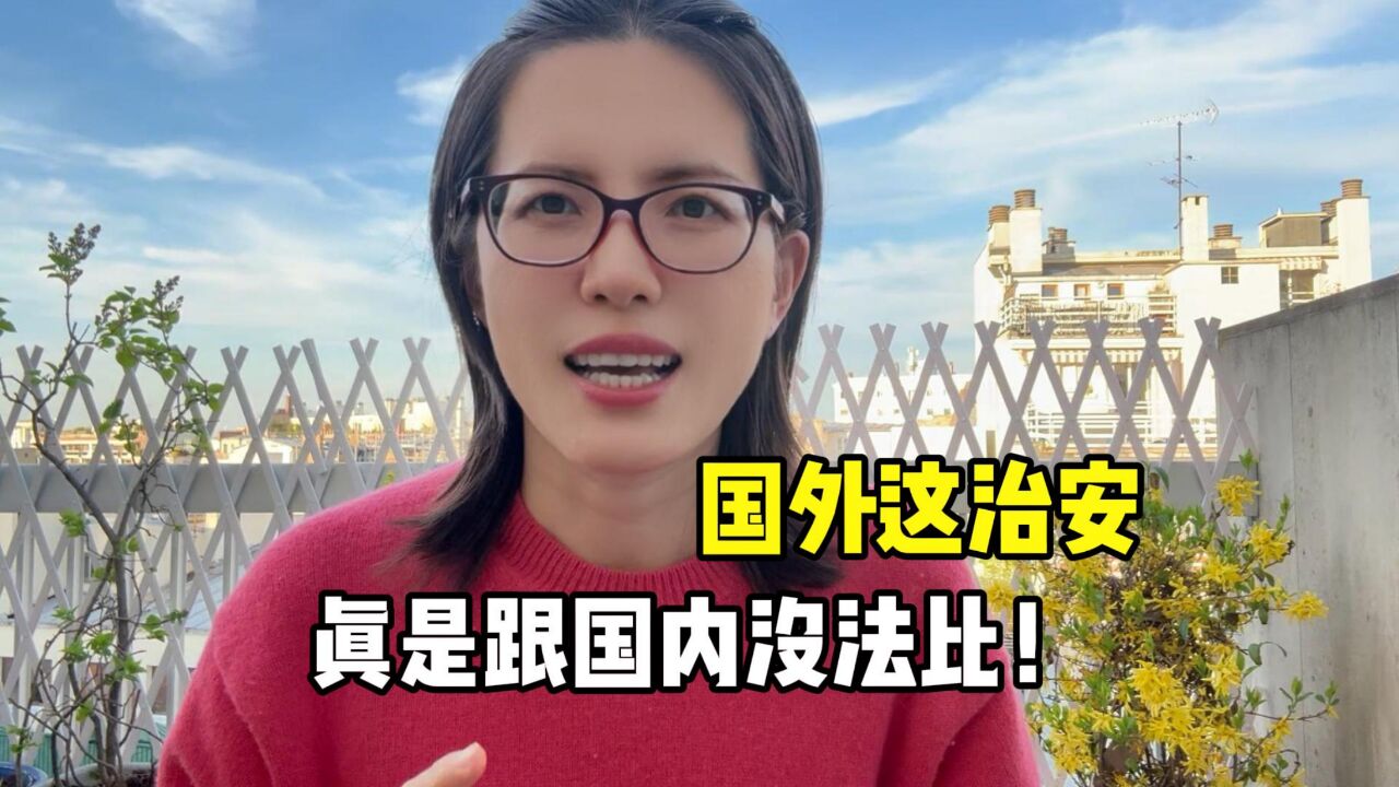 法国生活亲身体会,国外治安真是跟国内没法比,看看如意咋认小偷