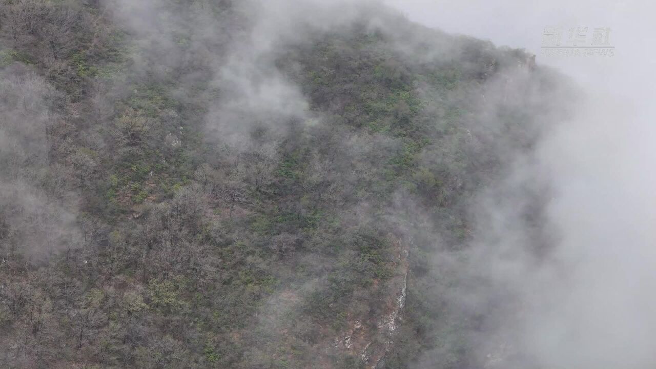 千城胜景|河北内丘:云雾缭绕扁鹊山