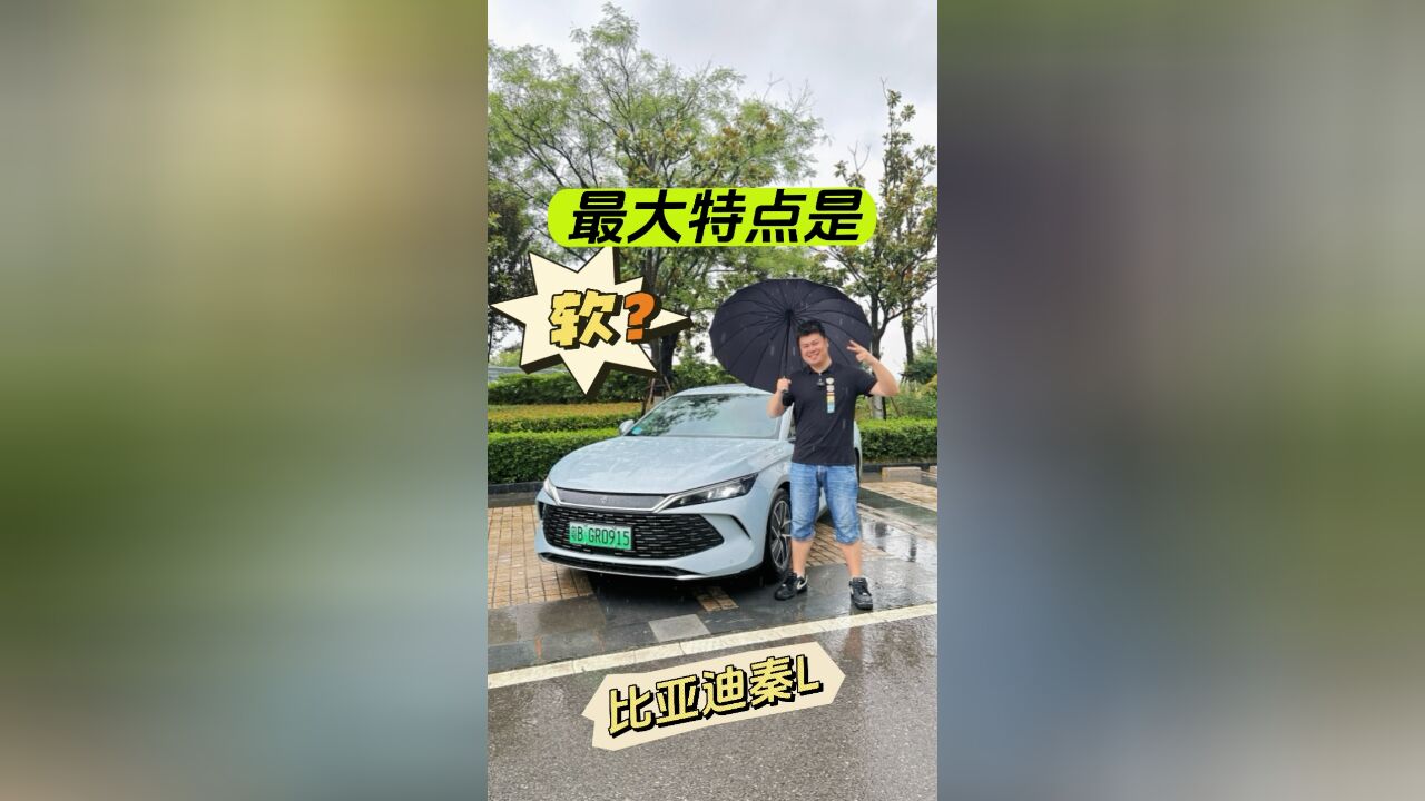 体验比亚迪秦L,五代DM混动,一软到底的标定,这个价冲不冲?