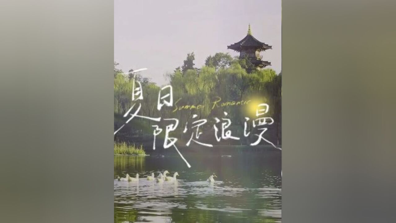 绿树阴浓,阳光明媚,荷风送香,蝉鸣声声,这是夏天的样子.(来源:西安市兴庆宫公园)