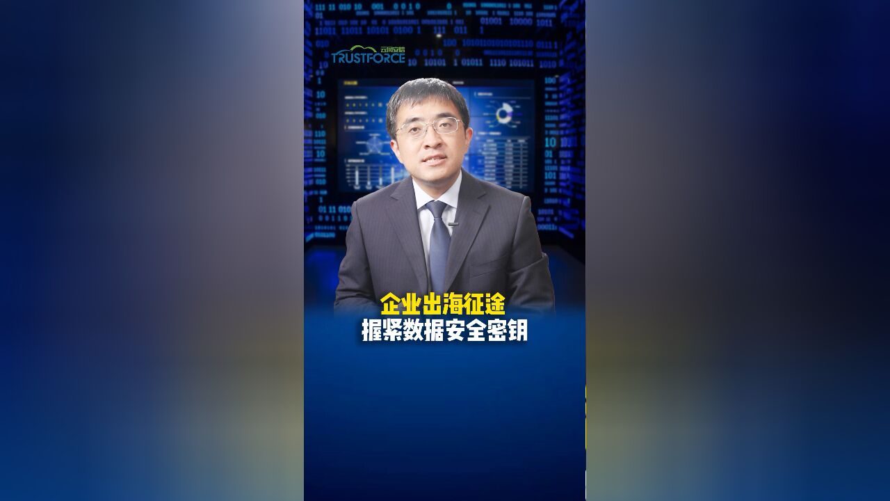 企业出海征途:握紧数据安全密钥