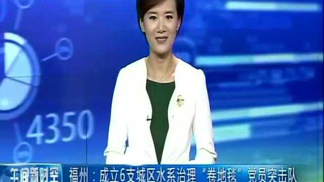 福州 成立6支城区水系治理“卷地毯”党员突击队