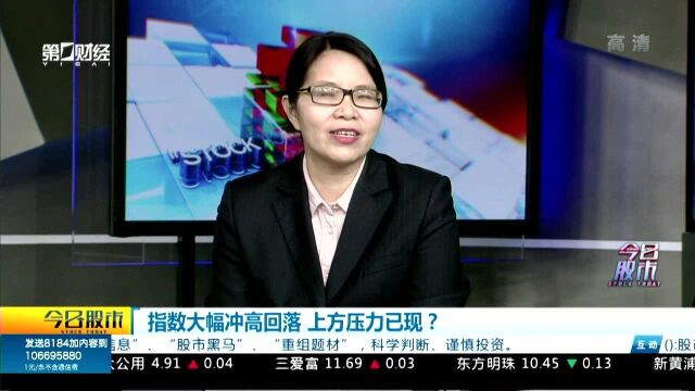 指数大幅冲高回落 上方压力已现?潘敏立:短期发力过猛 指数冲高受阻