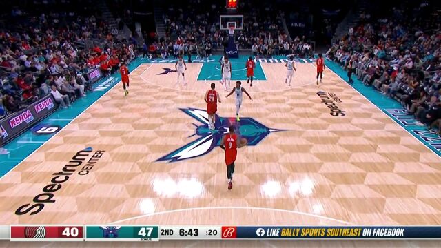 NBA常规赛：开拓者vs黄蜂中文解说全场回放