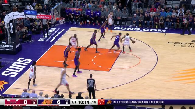 三分线内是我的天下 德罗赞迎着布克转身中投一气呵成