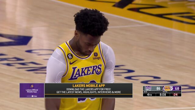 NBA季前赛：国王vs湖人第4节中文解说回放