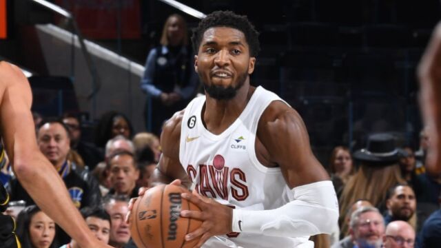 米切尔vs勇士集锦 29+10+9准三双难阻球队失利