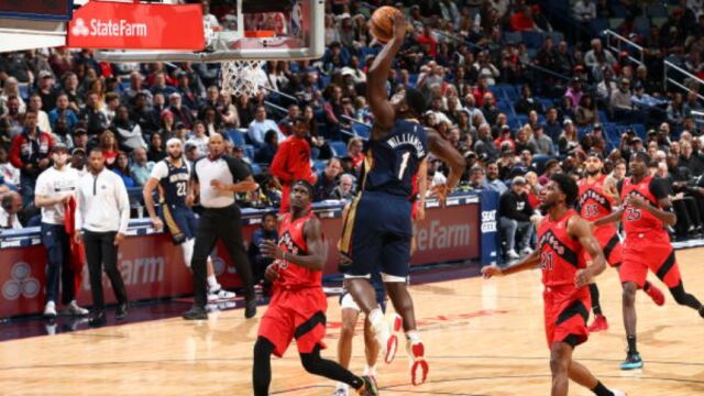 猛龙108-126鹈鹕 特伦特空砍35分锡安33+10率队轻取猛龙