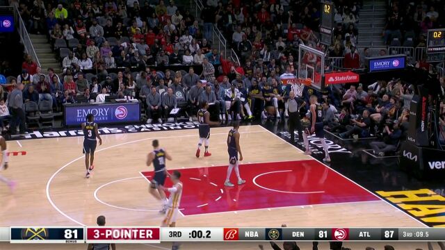 封到脸上也没用！默里化身大号特雷杨压哨三分无解入筐