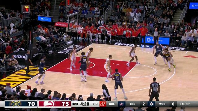 探囊取物反掌观纹！约基奇内线吨位与技巧完全压制卡佩拉