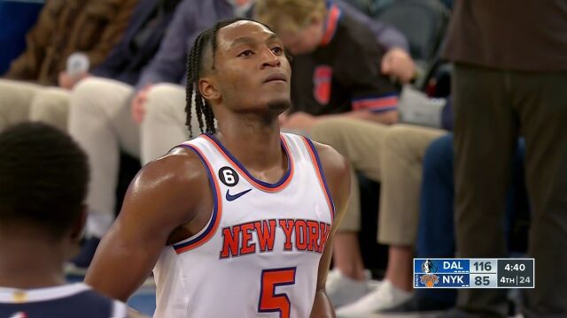 NBA常规赛：独行侠vs尼克斯第4节中文解说回放