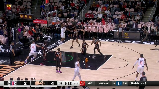 开局就火力全开 小卡翻身跳投+负角度投篮