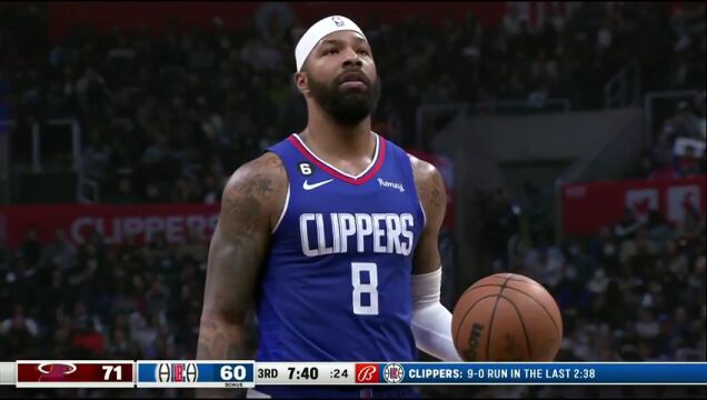 热火vs快船第3节中文解说回放