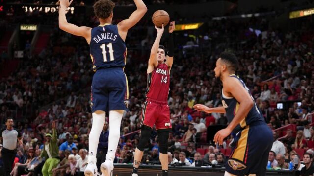 鹈鹕96-100热火 希罗26分 热火赛季双杀鹈鹕