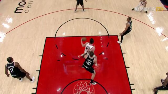 NBA常规赛：快船vs开拓者第3节中文解说回放