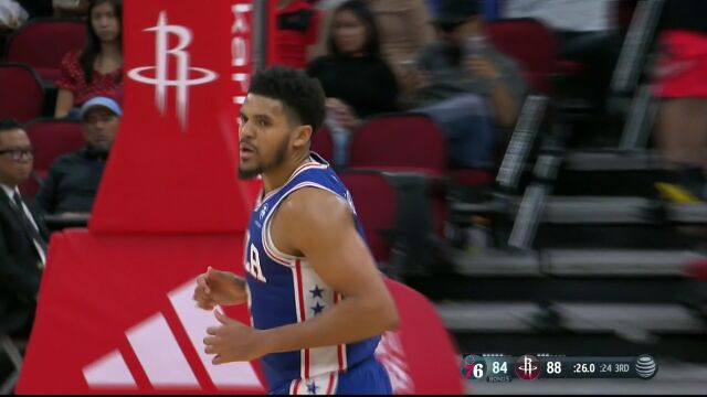 视篮筐如大海！哈里斯火热三分抬手就有